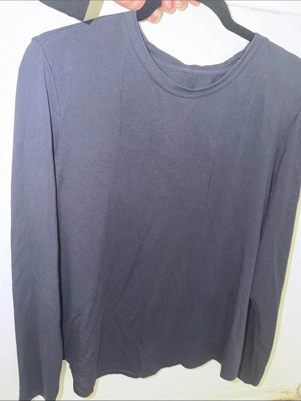 lululemon athletica Navy Long Sleeve Crew Top